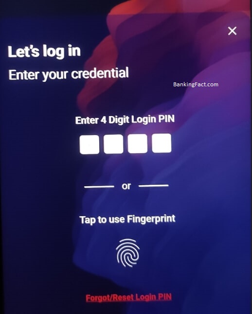 Enter your debit card number and PIN