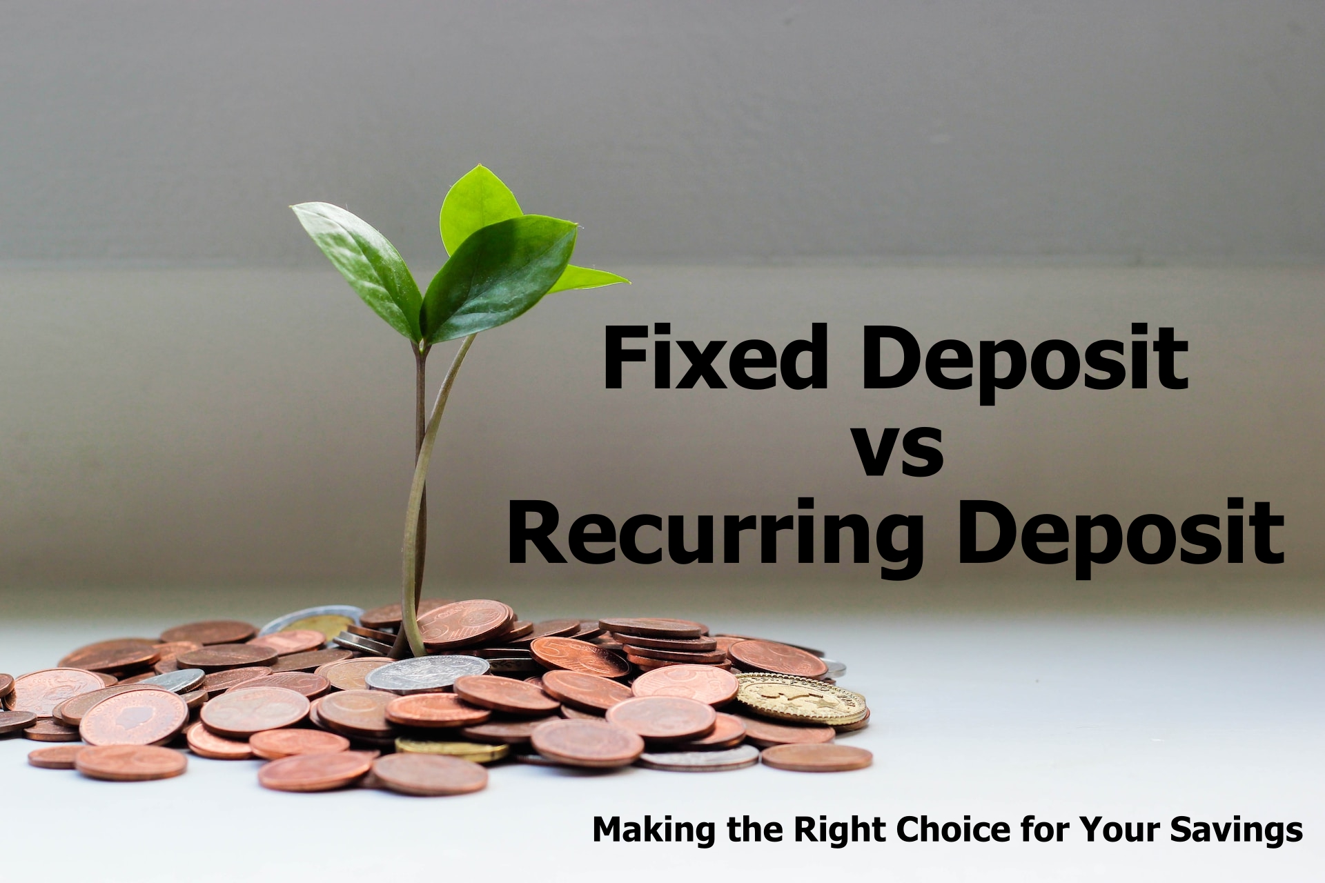 Fixed Deposit vs Recurring Deposit